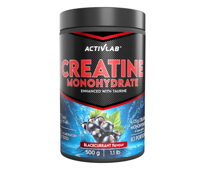Zdrowa żywność Activlab Creatine Monohydrate Smak czarna porzeczka (słój 500 g)